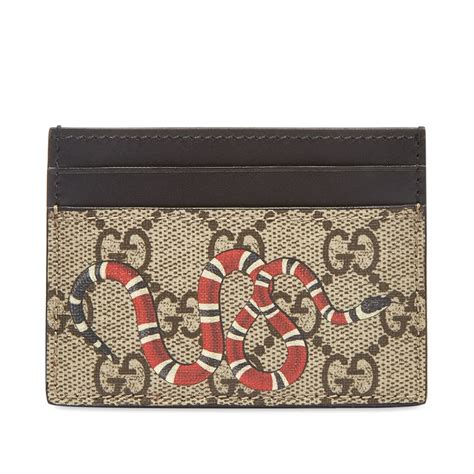 snake card holder gucci|gucci snake cardholder.